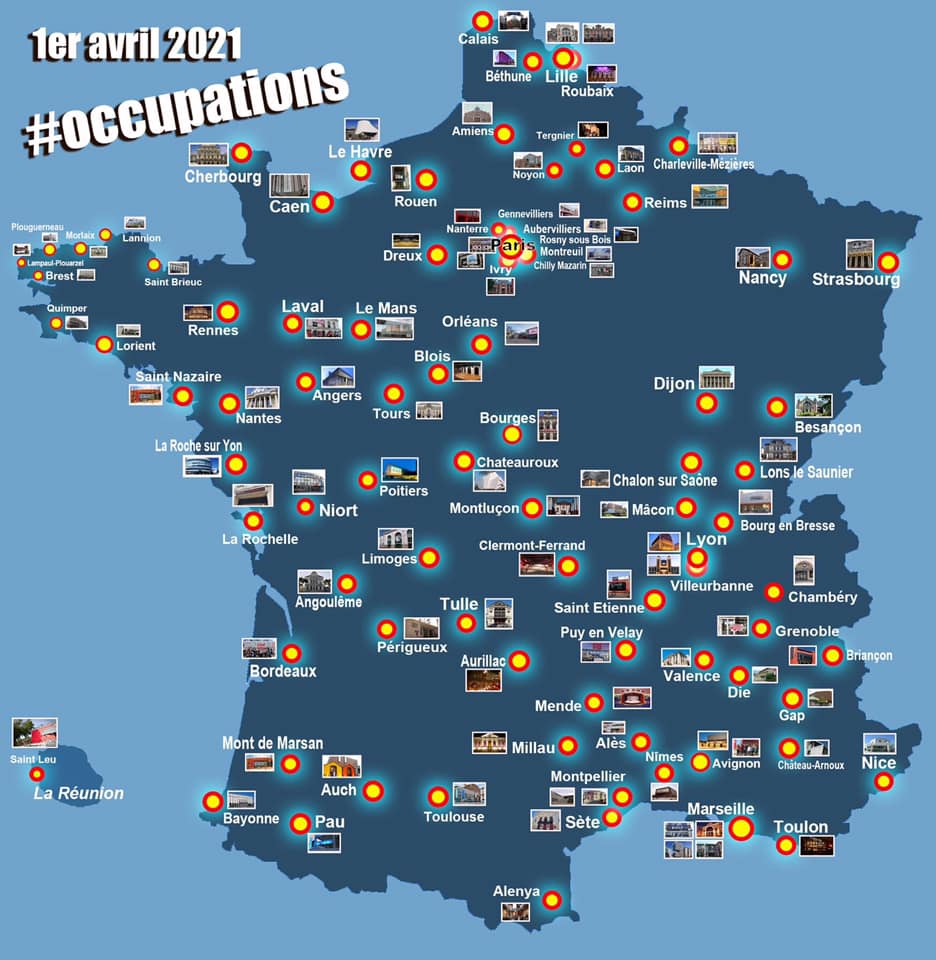 CipSomme's tweet photo. Météo #Occupathon
96 lieux occupés !
Ce que nous défendons, nous le défendons pour tou⸱t⸱e⸱s !
#OccuponsPartout #convergencedesluttes https://t.co/hnTP22mR3w