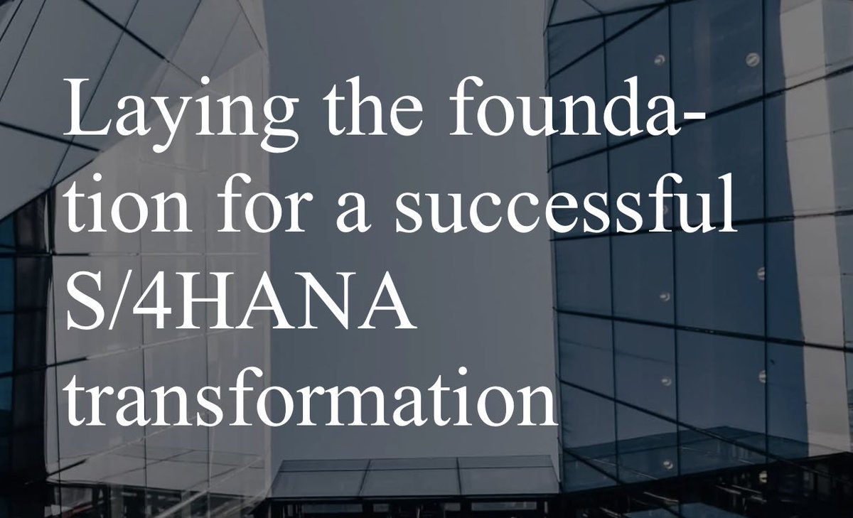 How to drive successfully #DigitalTransformation and implementing #IntelligentEnterprise? 
Going through complex and long-term transformations is never easy

#SAP #S4HANA #EmergingTech #Cloud 

 bcgplatinion.com/insights/layin… <a href="/BCG/">Boston Consulting Group</a>