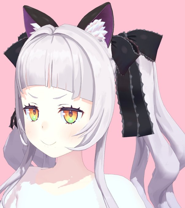 本日の進捗
・リボン本モデリング、UV展開、テクスチャ作成
フリル付きリボン強敵だったZE😇
次は身体か服かなやむ～
まあぱんつも履いてません状態なんですが 