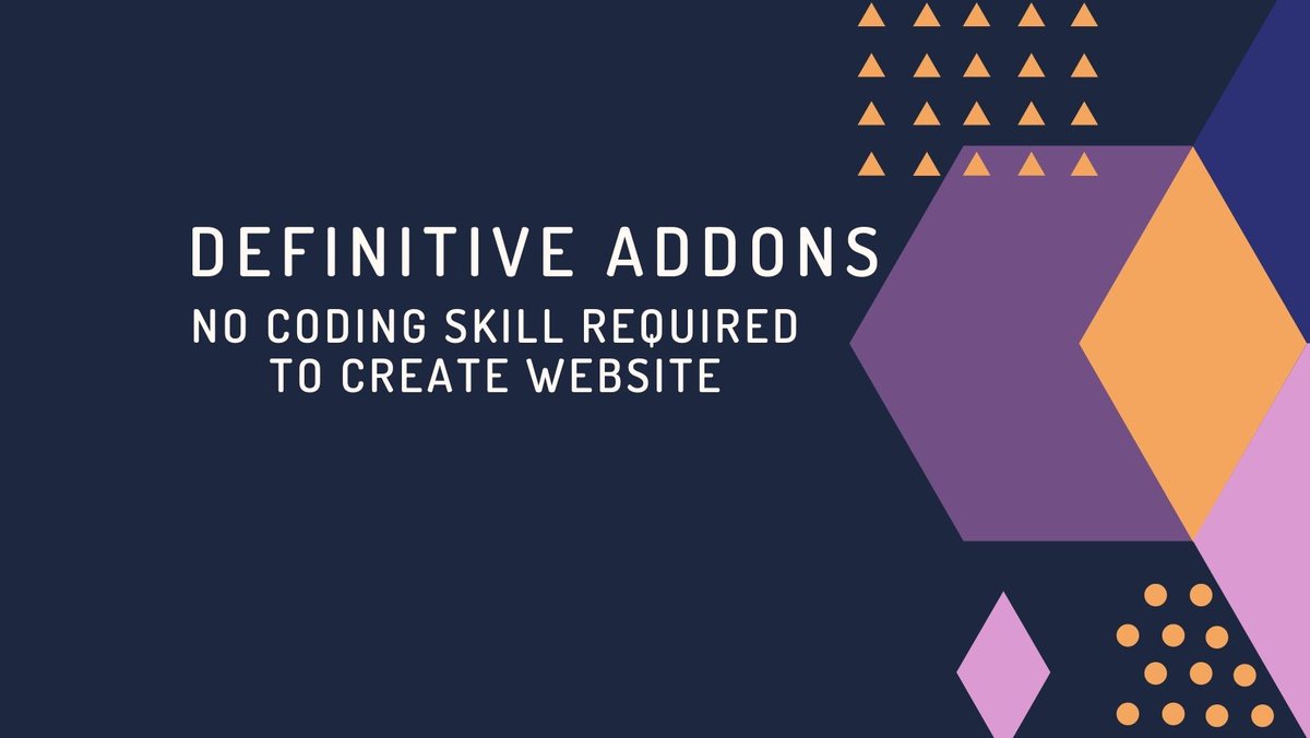 DefinitiveAddon's tweet image. wordpress.org/plugins/defini…
29 CREATIVE/MODERN ELEMENTS TO CREATE BEAUTIFUL