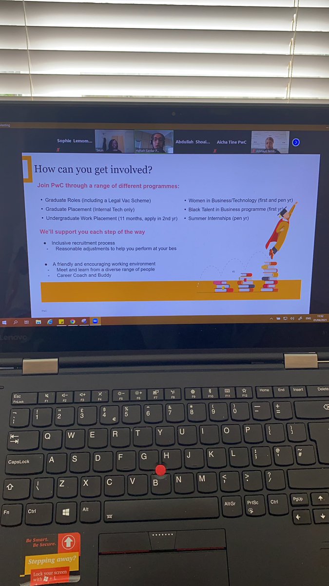 Sophie_InTech's tweet photo. And now for a chat from our #studentrecruitment team @PwC_UK - lots to take in for the students at this #hackathon #Sustainability #PwCEDIHack @PwC_UK_Careers https://t.co/KL9rTyz4oK
