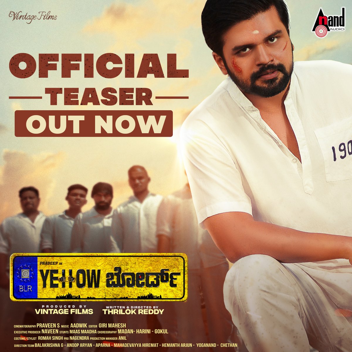aanandaaudio's tweet photo. #YellowBoard 2K Teaser Out Now On #AnandAudio YouTube Channel

Watch Here ▶ https://t.co/tmEArJMO15 ◀ 

Starcast @Theactorpradeep @ahalyasuresh27
Music Director @adhvikmusic
Lyricist: @BahaddurChethan
Singer: @Raghu_Dixit 
Produced by : #VintageFilms
Director: #ThrilokReddy https://t.co/PYwBfKZ4Ix