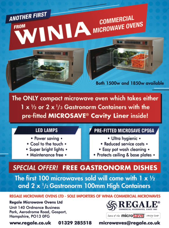 Another first from WINA commercial microwave ovens
@RegaleMicrowave