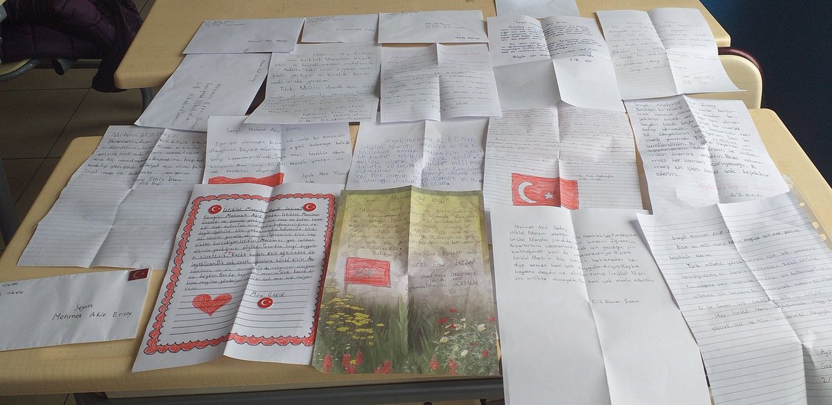 🇹🇷#Milli şairimiz Mehmet Akif ERSOY'a kuzucuklarım, şükran borçlarını mektup yazarak dile getirdiler.🇹🇷
GAZİPAŞA İLKOKULU 2/B SINIFI
<a href="/ziyaselcuk/">Ziya Selçuk</a>
<a href="/zulkifdagli/">Doç. Dr. Zülkif Dağlı</a>
<a href="/CoskunESEN57/">Coşkun ESEN</a>
<a href="/akmeseibrahim/">Halil İbrahim Akmeşe 🇹🇷</a>
<a href="/ErkanAltnta12/">Erkan ALTINTAŞ</a>
<a href="/nursengokmen55/">nursen gokmen</a>
<a href="/ilkadimilce_mem/">İlkadım İlçe Milli Eğitim Müdürlüğü</a>
<a href="/samsunmem/">Samsun İl Milli Eğitim Müdürlüğü</a>
<a href="/Gazipasa55/">Gazipaşa İlkokulu</a>