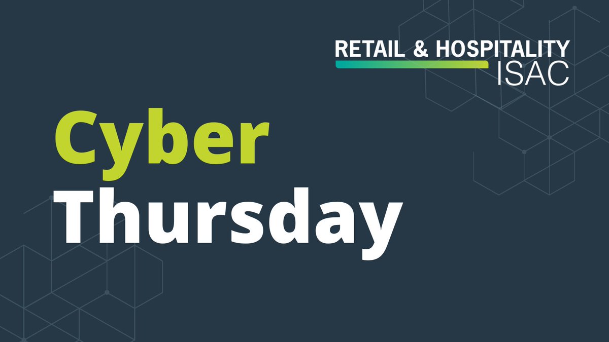 Have you heard? We have a #CyberThursday webinar on April 29 at 11 AM ET: “Creating an Organizational Culture of Information Sharing and Transparency.” Join this panel discussion and learn how to make  #intelsharing as part of your company’s workflow. attendee.gotowebinar.com/register/74306…