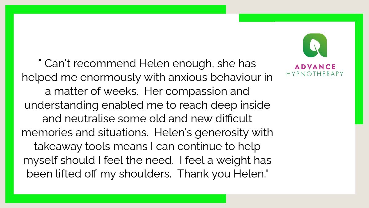 Because you've lived with #anxiety with years doesn't mean it will take a long time to lose it.  This person was calm again in a matter of weeks.  #hypnosis for anxiety is quick and effective.  What have you got to lose but the problem?