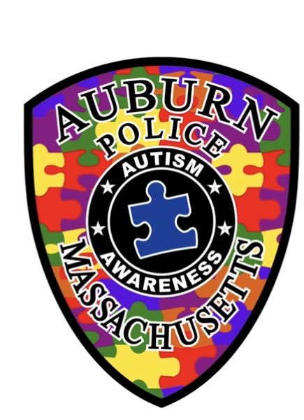 AuburnMAPolice's tweet photo. We are once again proud to be partnered with ⁦@flutiefdn⁩ for #AutismAwareness month. Our department patches are available in the lobby for $10 each throughout the month. https://t.co/MWNpE4m5vz