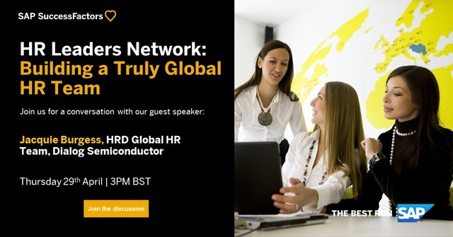 Jacquie Burgess, HRD shares what every organisation needs to consider when building a truly global HR team &amp; gives insight into Dialog Semiconductor’s journey. bit.ly/2POnmfK