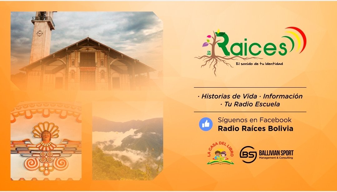 MartinBallivian's tweet photo. Radio Raíces Bolivia "observamos para describir la realidad". Estamos en la app y facebook https://t.co/i7HKgpGE58