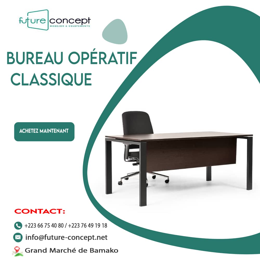 FutureConcept5's tweet photo. Le saviez-vous ? 🤔

C'est ce bureau qu'il vous faut ! 🤩

Simple, classique et élégant. 💯

Contactez-nous au (+223) 66754080 - 76491918

#équipementsdebureau #mobiliersdebureau #meuble #mali https://t.co/2vUeVmy0yz