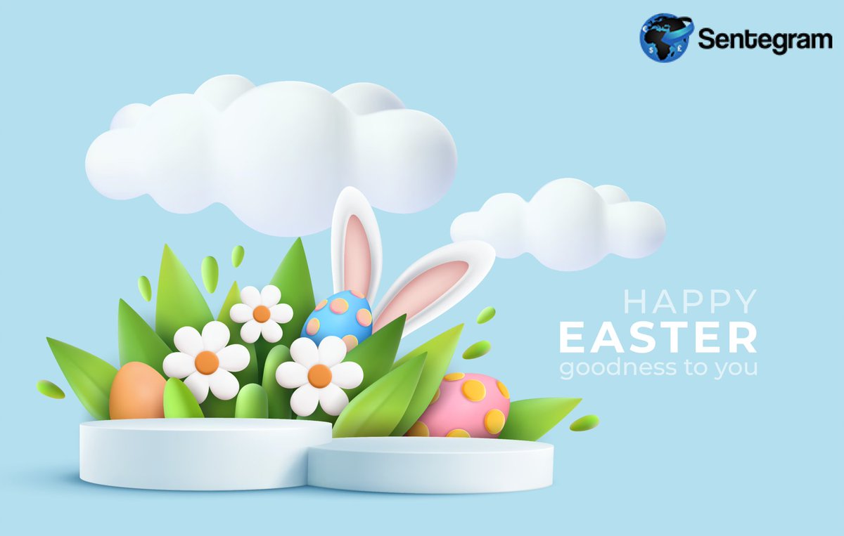 sentegram's tweet photo. Wishing you nothing but smiles, sunshine, and lots of sweet treats this Easter day. https://t.co/a11ZhSIjyl
