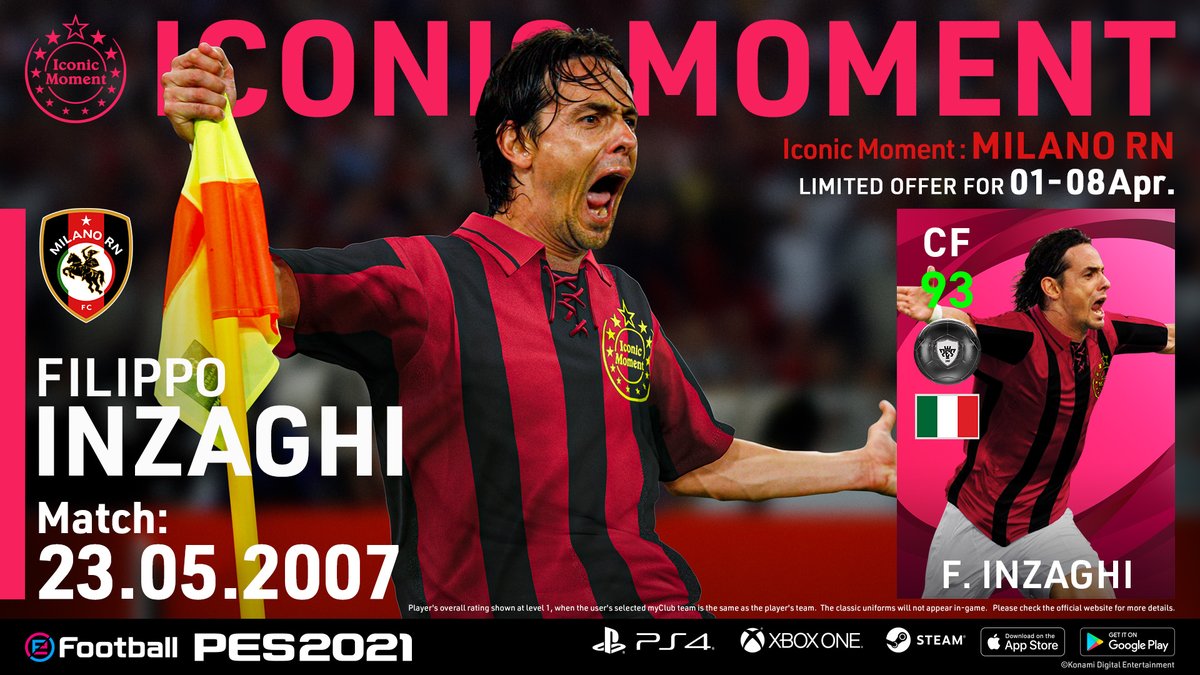 picture Filippo Inzaghi 2021 efootball pes on twitter next we