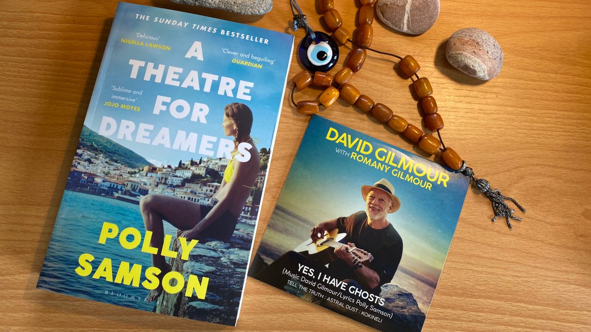 PollySamson's tweet photo. Two weeks until A Theatre For Dreamers is out in paperback! There are still limited numbers of the accompanying bonus CD of @davidgilmour’s tracks composed for the audiobook, which you can get if you pre-order the book from @roughtrade at https://t.co/vxwUXTnBNT https://t.co/oLnddbfHNd