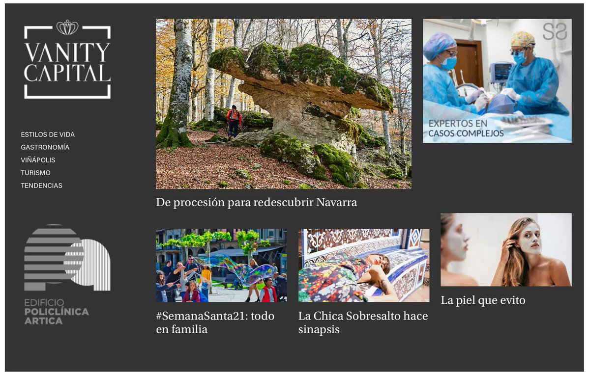 AlbertoGuzmanU1's tweet photo. 👉 Esta #SemanaSanta21... ¡se vive en #Navarra! Os dejo el ESPECIAL #VanityCapital publicado este #JuevesSanto. @NavarraCapital, siempre comprometida con @VisitNavarra:

1️⃣ De procesión para redescubrir Navarra: https://t.co/kTiHl7oUSe

2️⃣ Todo en familia: https://t.co/NNyrDCEYcU https://t.co/oDcldL2fIa