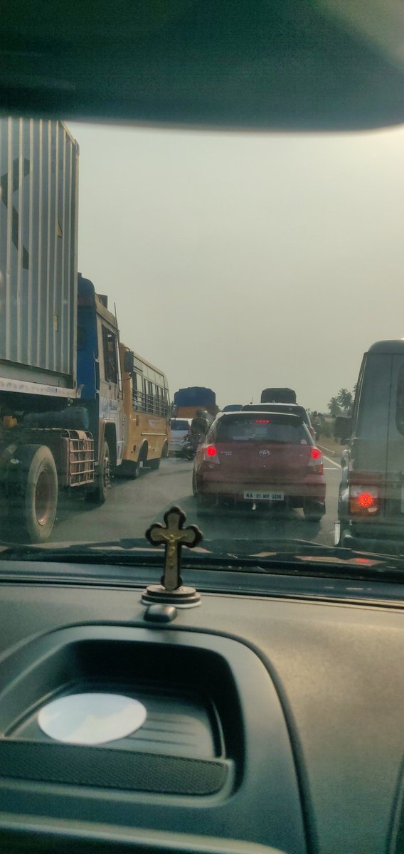 RohanVance's tweet photo. Think before you vote. . !! Road NH 7 blocked because just a minister is scheduled to cross the road !! https://t.co/sTg2Ual7uQ