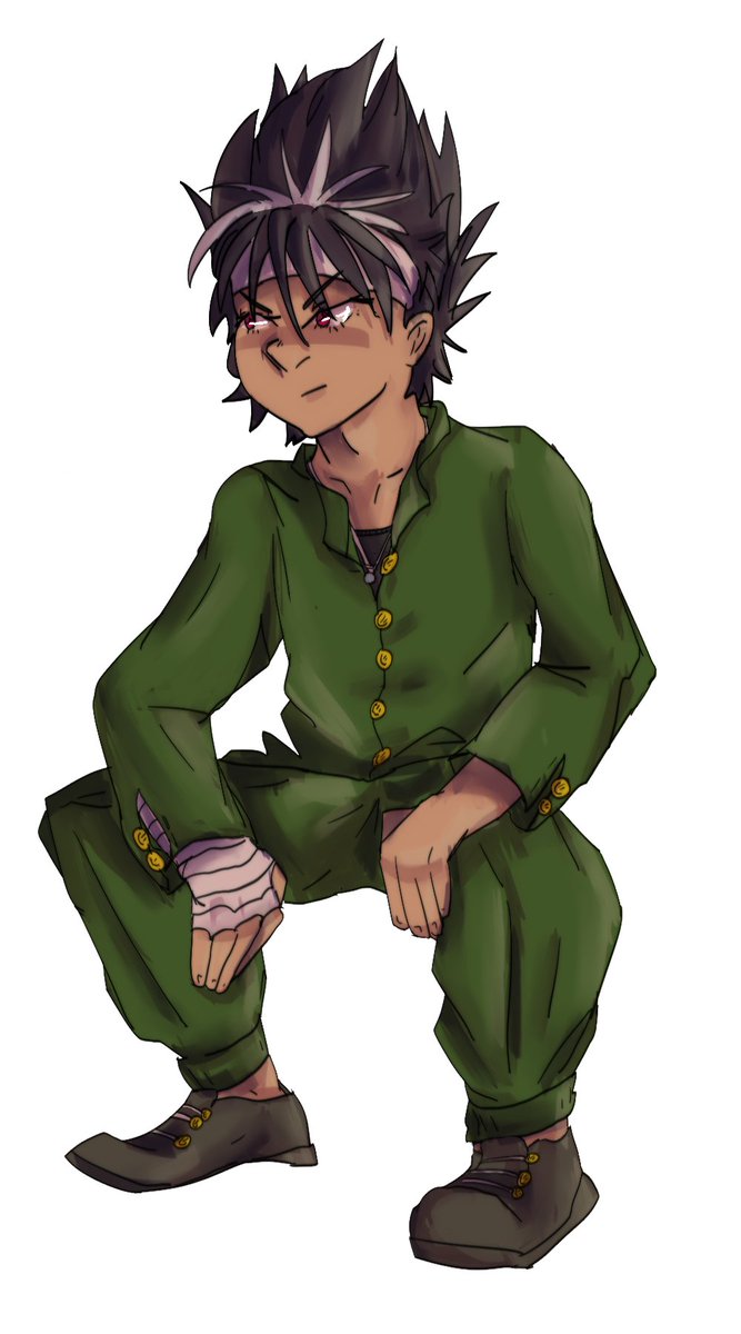 seelturn's tweet photo. #yuyuhakusho #hiei #yyh 

the april fools joke is that hiei is stealing my heart again in this 2021 https://t.co/2dqqU4MZQR