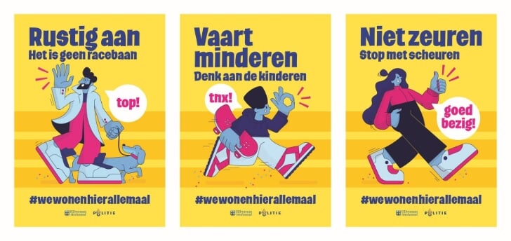 GemeenteHsum's tweet image. VERKEERSVEILIGHEID | Wil jij ook aandacht vragen voor verkeersveiligheid in jouw straat? 🚗 Haal dan vanaf vandaag een gratis campagneposter op bij het Raadhuis en plak 'm op je raam! 🏠 #wewonenhierallemaal