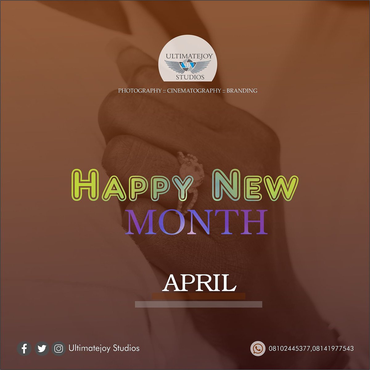 UltimatejoyStud's tweet photo. Happiness and prosperity shall be yours. I hope this new month brings you everything you desire.

Happy New Month from Ultimatejoy Studios
Kindly follow our  social media page:
IG:  https://t.co/UOBR8uJsp9
Fb: https://t.co/tJbPqhBCns 
Twitter: https://t.co/dHK8MbYs2h https://t.co/qC5TgXnky9