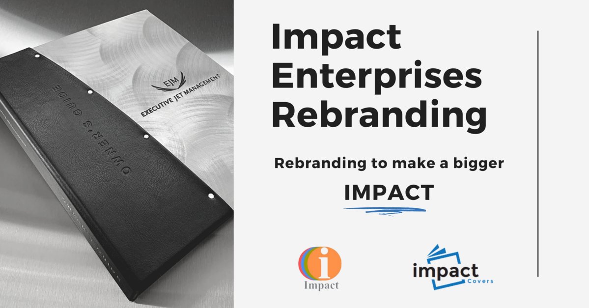 ImpactCovers's tweet photo. You may have noticed that things look a little different around here. Impact is still the same company with the same ownership and product offerings, but we recently underwent a makeover. Read more about it here: https://t.co/L3bfjjf4mh 
#impactmenus #impactbinders #impactcovers https://t.co/8yC1twR8vD