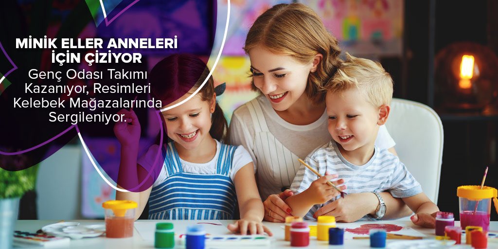 kelebekmobilya's tweet photo. Minik eller anneleri için çiziyor, Kelebek hayalleri gerçekleştiriyor!
Haydi çocuklar! Hayallerinizi anneniz için çizin, yarışmaya katılın. 
Kelebek’ten Genç Odası Takımı kazanacak 5 kişiden biri olun!
Son gün 7 Mayıs! 
Yarışmaya katılmak ve detaylar için https://t.co/7LEblAubJG https://t.co/wvS8BRmBru