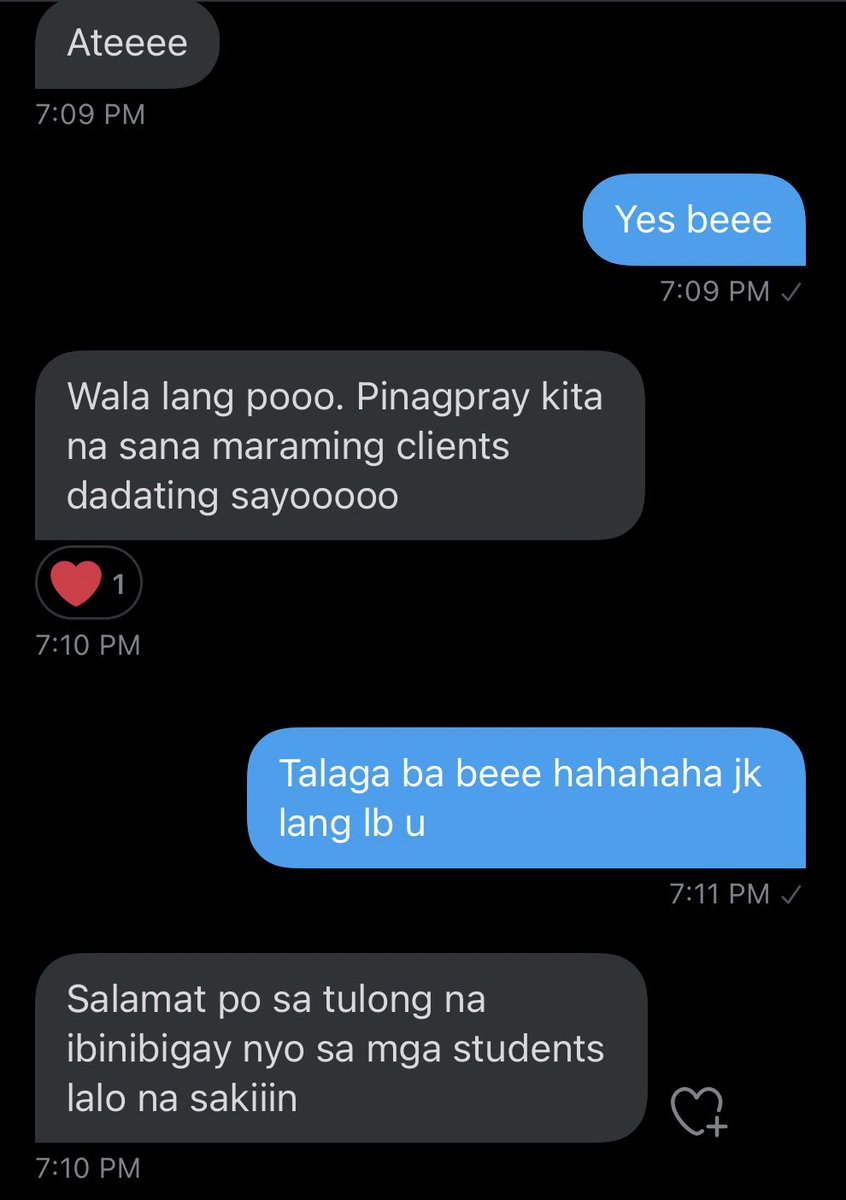 ACADSERVICES101's tweet image. Sobrang nakakawarm ng heart makabasa ng gantoooo 🥺😭
