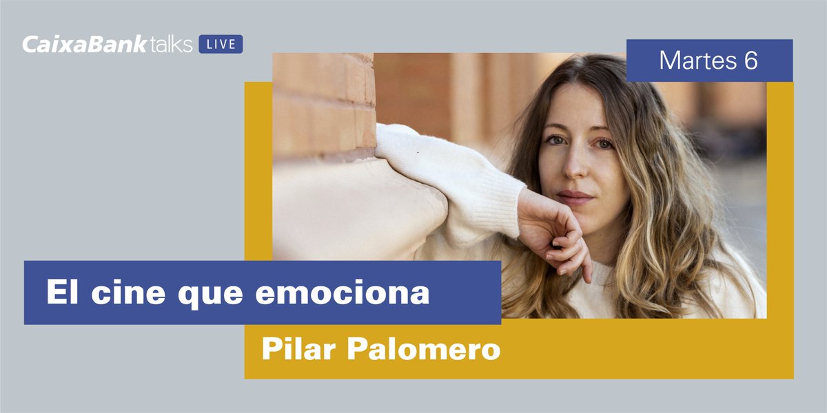 XperienceCABK's tweet photo. Nos apetece hablar de cine y sobre todo de aquel que nos emociona. Para ello vamos a charlar con la directora revelación @PilarPalomero en #CaixaBankTalksLive.

Os esperamos a las 19 h desde aquí 👉🏻 
https://t.co/6MOlQEhkTI

#CaixaBankTalks #Cine #LasNiñas #Goya #DisfrutarVida https://t.co/qVhGEJxu0i