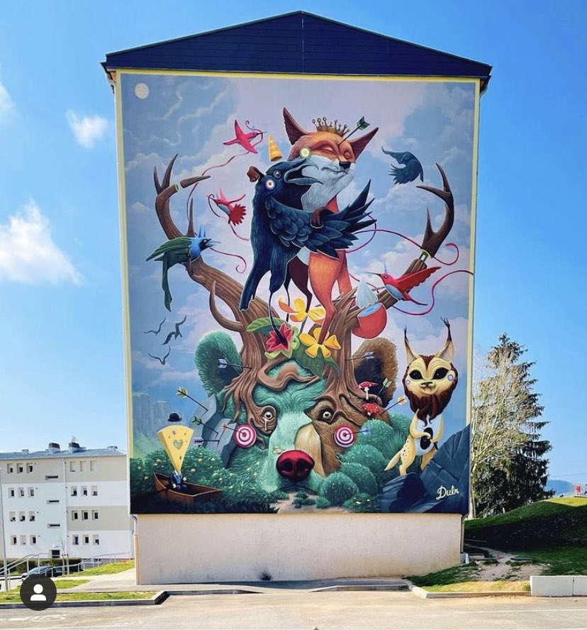 lovestreetart22's tweet photo. This is really beautiful and it’s by Dulk1 in Saint De Des Vosges, France.(Photo by Artist)
#StreetArt #Dulk1 #France https://t.co/CQNHpN8kNF