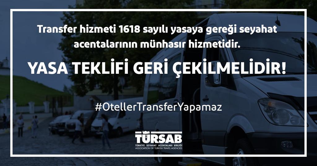 TRANSFER HİZMETLERİ SEYAHAT ACENTALARININ SARI ÖKÜZÜDÜR, VERMEYİZ !