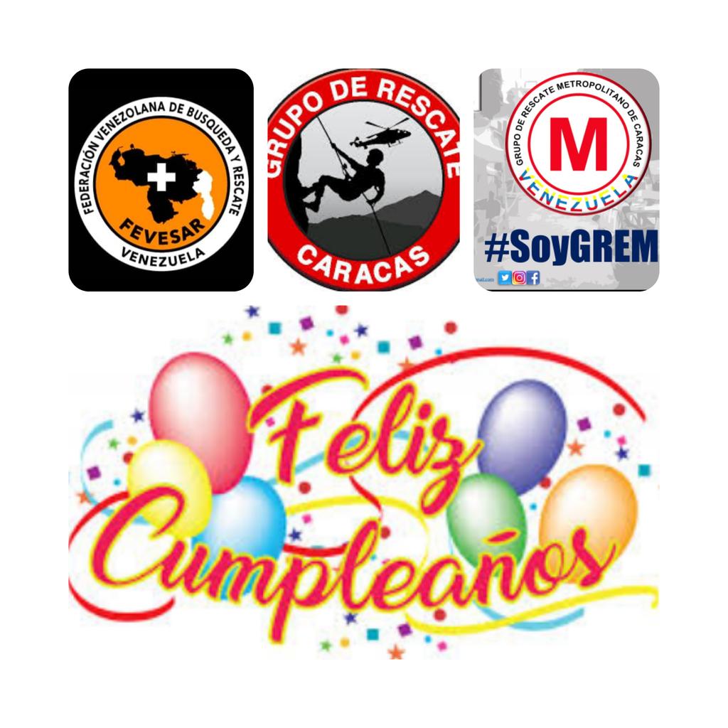 fevesar_ong's tweet photo. Hoy está de aniversarios dos grande organizaciónes    agremiadas a Fevesar  GRUPO DE RESCATE CARACAS
Fundación: 01 de abril de 1968.  GRUPO DE RESCATE METROPOLITANO DE CARACAS
Fundación: 01 de abril de 1986
@rescate_metro @rescatecaracas #soyfevesar https://t.co/FAGwQNpcVN