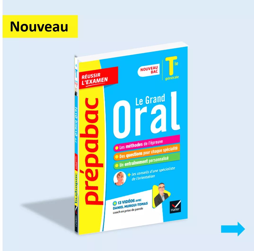 HatierRegionSud's tweet photo. Préparer au mieux et sereinement le Grand Oral pour le #Bac2021.
Profitez des vacances pour découvrir ce #Prepabac
https://t.co/49ro13qlEd
@EditionsHatier #Réussite #Bac2021 https://t.co/Ep37WPjJKC