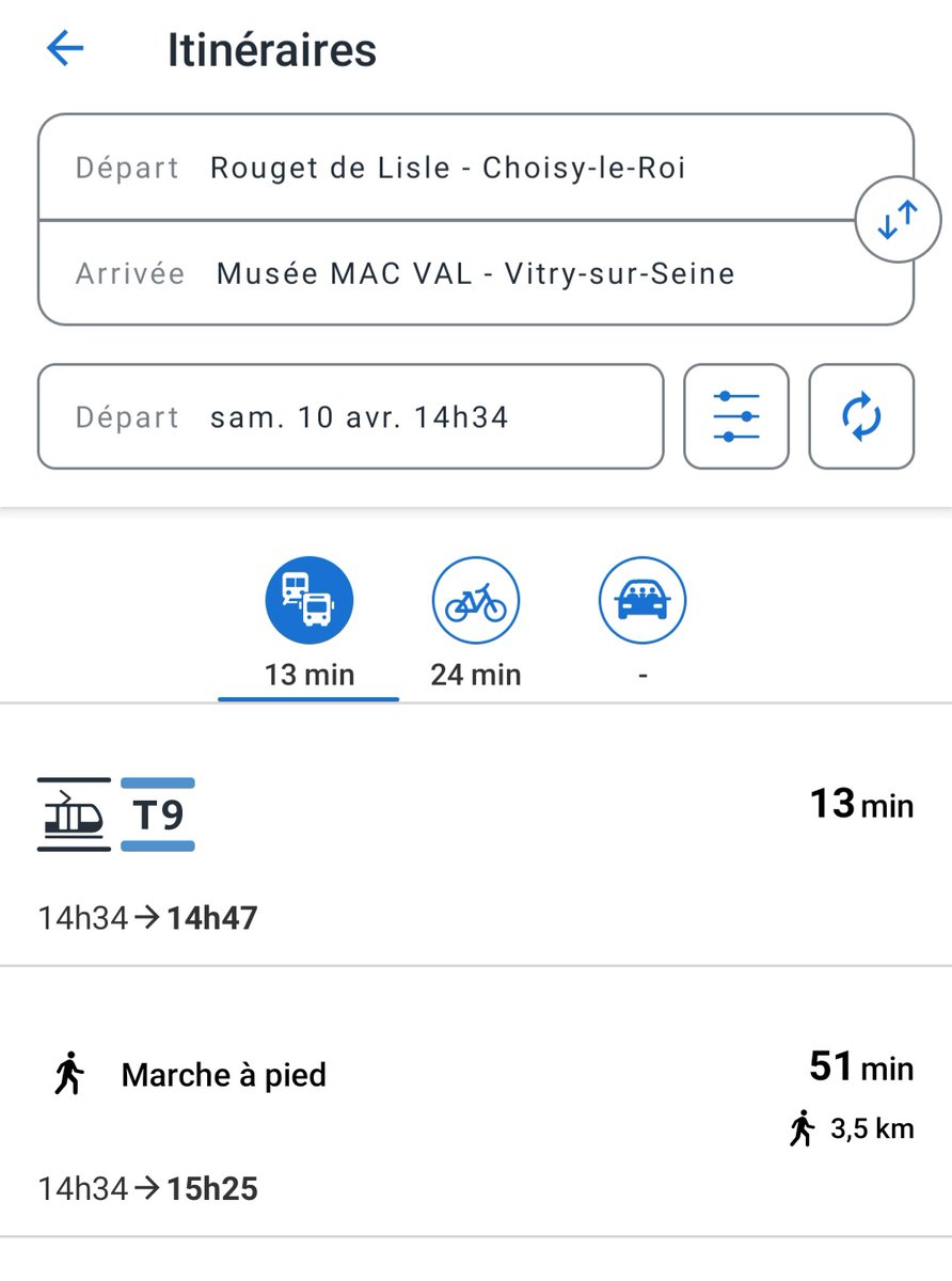 JeanLucPrat's tweet photo. Le @T9_IDFmobilites arrive le 10 avril ! Découvrez-le dès à présent sur l'app @IDFmobilites 😃 Données aussi dispo sur le portail #opendata 😉 #GTFS #API https://t.co/wBPLpPUvAY