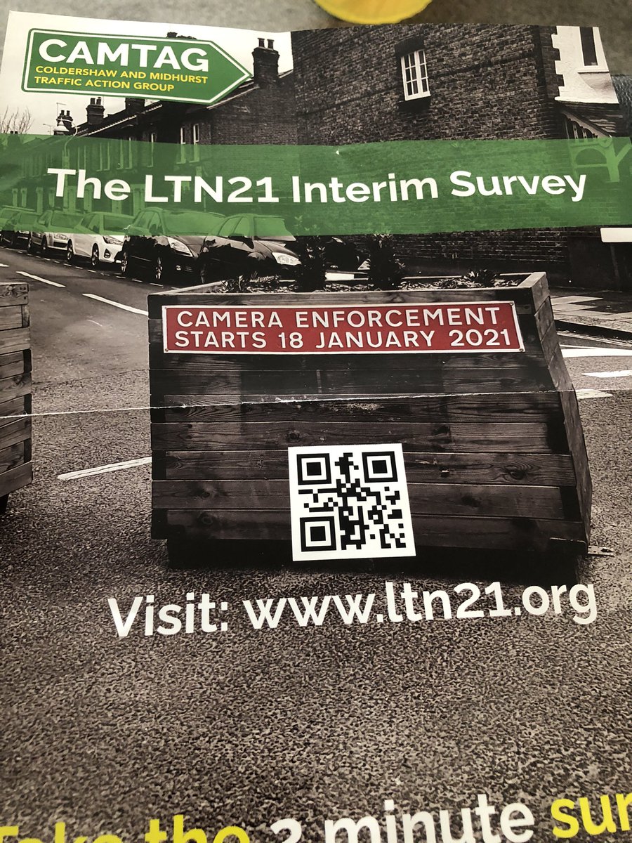 Survey for LTN feedback arrived this morning. Kudos to CAMTAG who are better organised than Ealing council #ealing #northfields #ltn