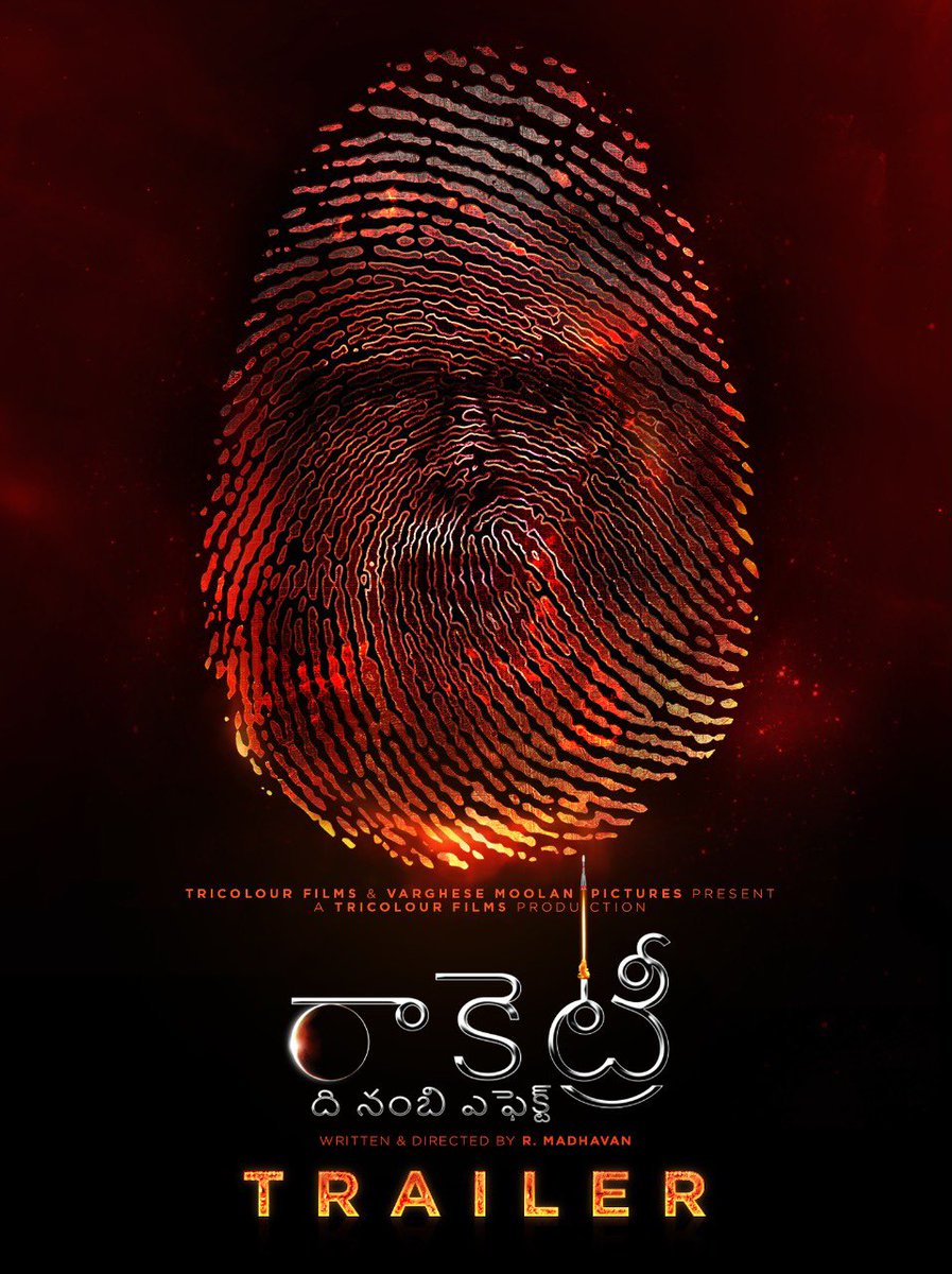 urstrulyMahesh's tweet photo. Congratulations on your directorial debut @ActorMadhavan. #RocketryTheNambiEffect trailer looks compelling! Looking forward to watching it on the big screen! Wishing you the best always. 😊🤗

https://t.co/NCPBulmdUs

@NambiNOfficial @TricolourFilm @vijaymoolan https://t.co/QBmozRdDSW