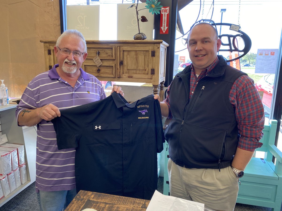 virdells's tweet image. One of the most important depts of ⁦@MarbleFallsISD⁩ is Special Education. Career prep is a big part of the Transition Program and Mr. Norman has gainfully employed their students for many years. Thank you for loving and inspiring at The Furniture Store!