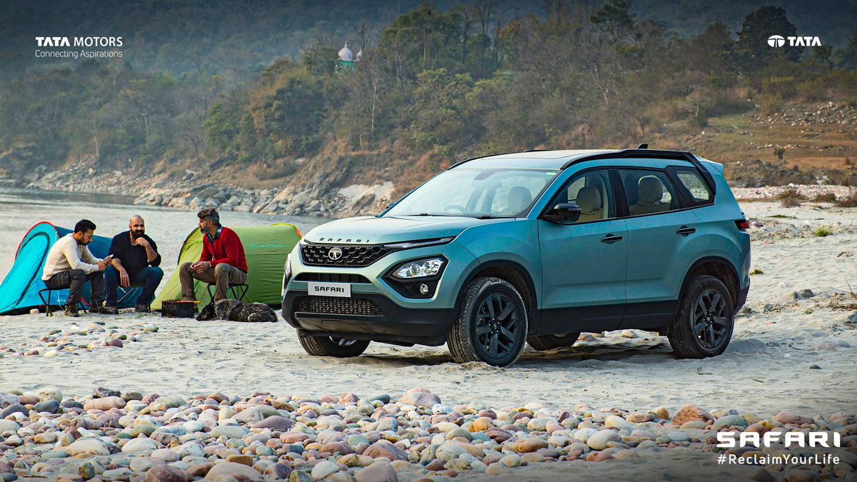 TATA_CARS's tweet photo. Explore the world of adventure with friends, the joy will be unmatchable! Book the All-New SAFARI in Adventure Persona Now - https://t.co/PFkAnyDH7j
.
.
#TataMotors #TataSafari #ReclaimYourLife #Safari #AdventurePersona https://t.co/MDHyUWMTfw