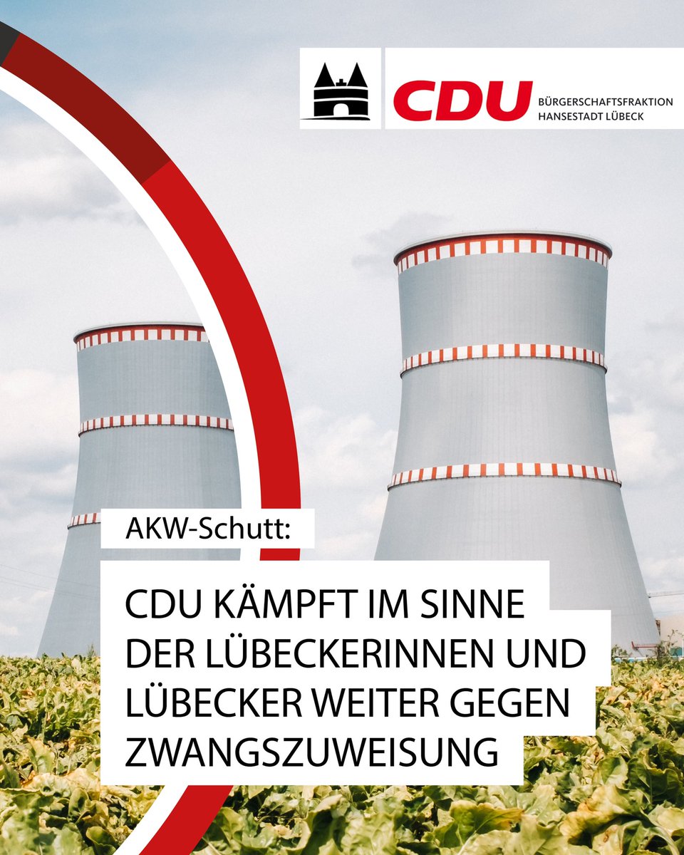 ⚠️Eine absolute Mehrheit der Lübeckerinnen und Lübecker lehnt die Deponierung von AKW-Schutt auf der Deponie-Niemark ab❗️
Zur Pressemitteilung⬇️
cdu-fraktion-luebeck.de 

#cdufraktionluebeck #cduluebeck #cdu #lübeck