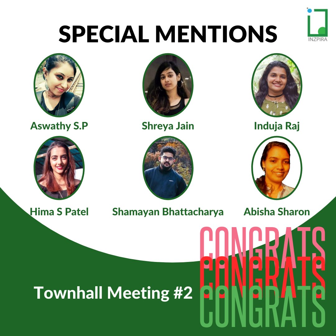 InzpiraEdu's tweet photo. At Inzpira every quarter we recognize the best performers after carefully evaluating a set of parameters such as student happiness rate, willingness to go an extra mile, etiquette, etc. 

We are proud to  announce our top performers of this quarter.  Congratulations! #GetInzpired https://t.co/qQrScGBPDn