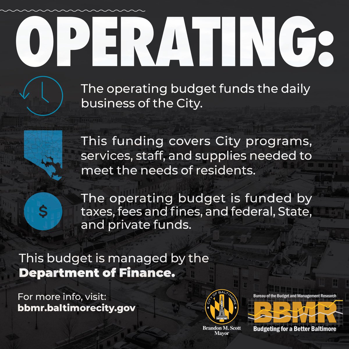 MayorBMScott's tweet photo. Do you know the difference between the capital and operating budgets? The capital budget funds infrastructure projects, while the operating budget funds the daily business of the city.
 
The preliminary budget is introduced April 7. Visit https://t.co/YH4r7BxKNw for more info. https://t.co/OOZgu1zSm3