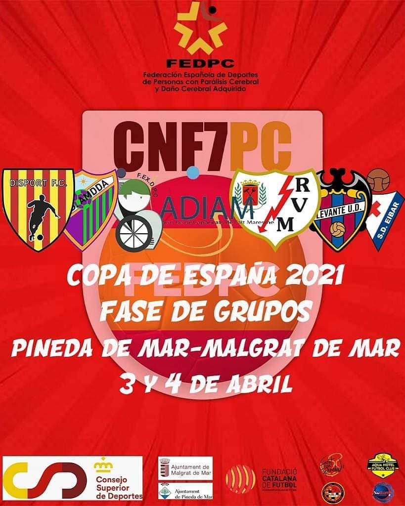 Aquest cap de setmana futbol7 amb <a href="/_FEDPC_/">FEDPC</a>  i Adiam Alt Maresme #malgratdemar #pineda