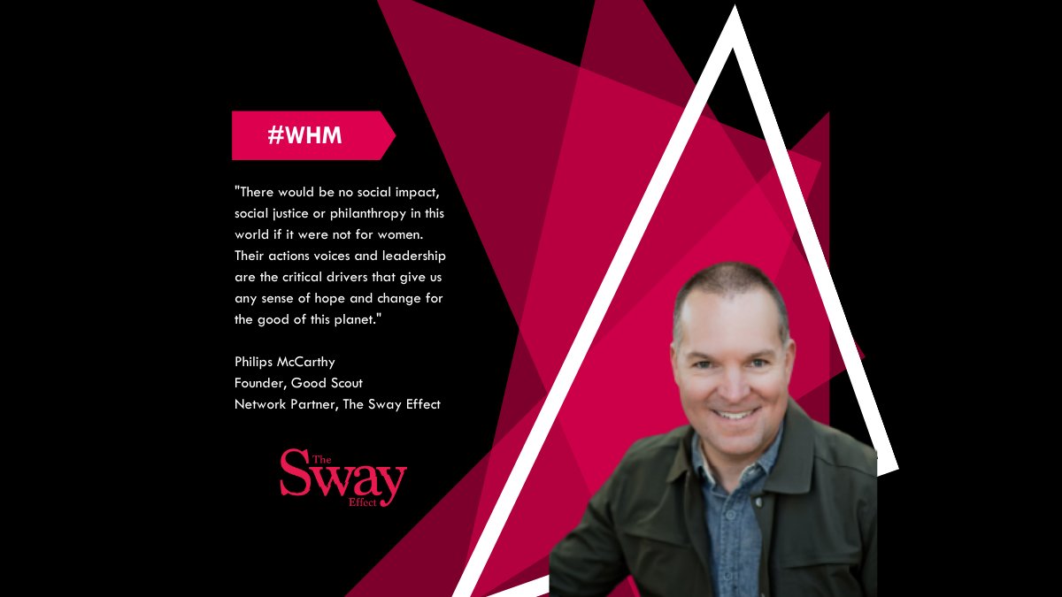 SwayEffect's tweet photo. Today we wrap up our #WomensHistoryMonth campaign with another one of our amazing network partners doing their part to support gender equality. Philips McCarthy, @PhilipsMcCarthy, Founder at #GoodScoutGroup. #WHM #TheSwayEffect #genderequality #actionforequality https://t.co/zHDnU2idOu