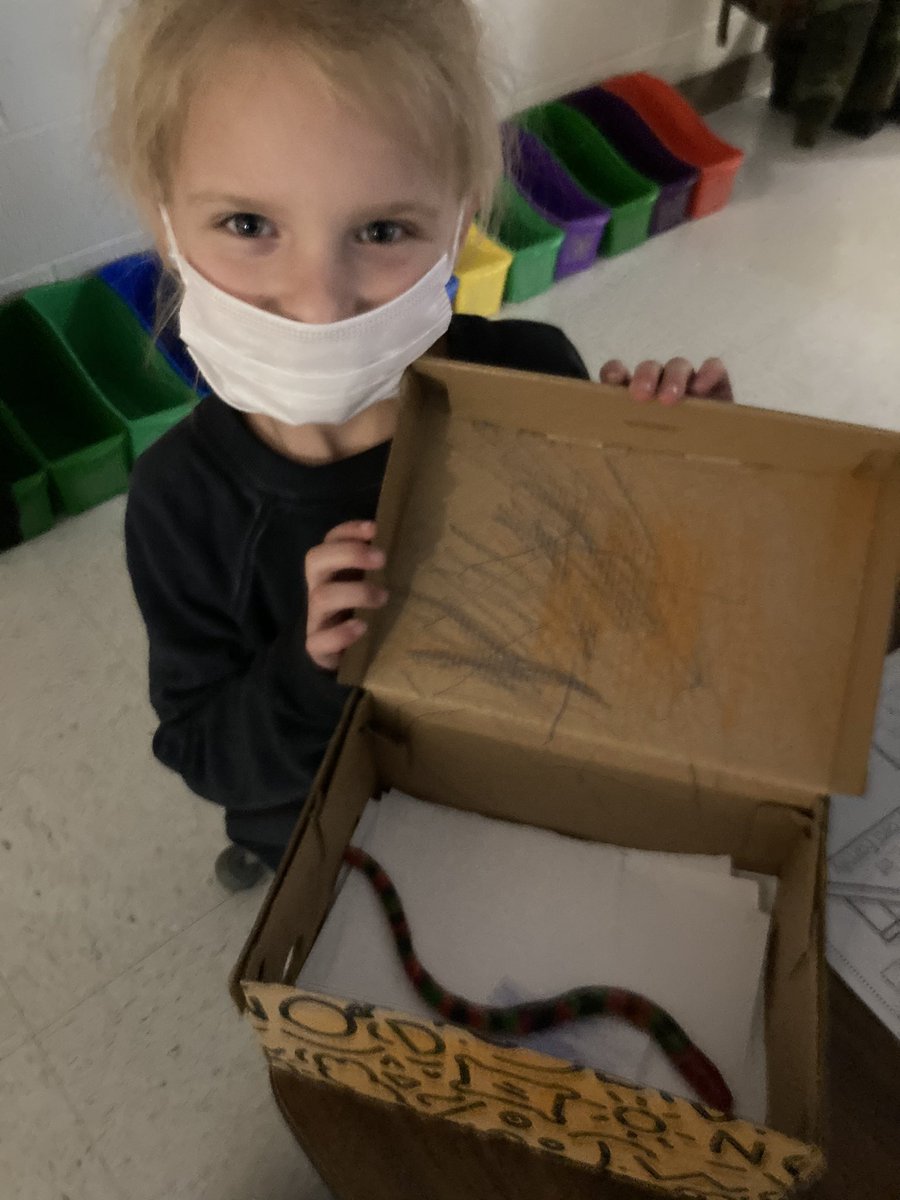 It’s the old “snake in the box” trick!! Happy April Fools’ Day! <a href="/JohnsonWildcats/">Johnson Elementary School</a>