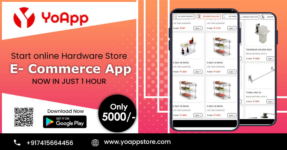YoAppStore's tweet photo. Create a Personal Mobile Application for your #Hardware Store with Yo App #Store #eCommerce platform!".
Visit on Website: https://t.co/EbeEQTAYAz
#eCommerceapp, #eCommercestore, #eCommercemobileapp #HardwareAccessories #eCommerceplatform #mobileapp #hardwarestores  #hardwareshop https://t.co/KNIYqSL4T4