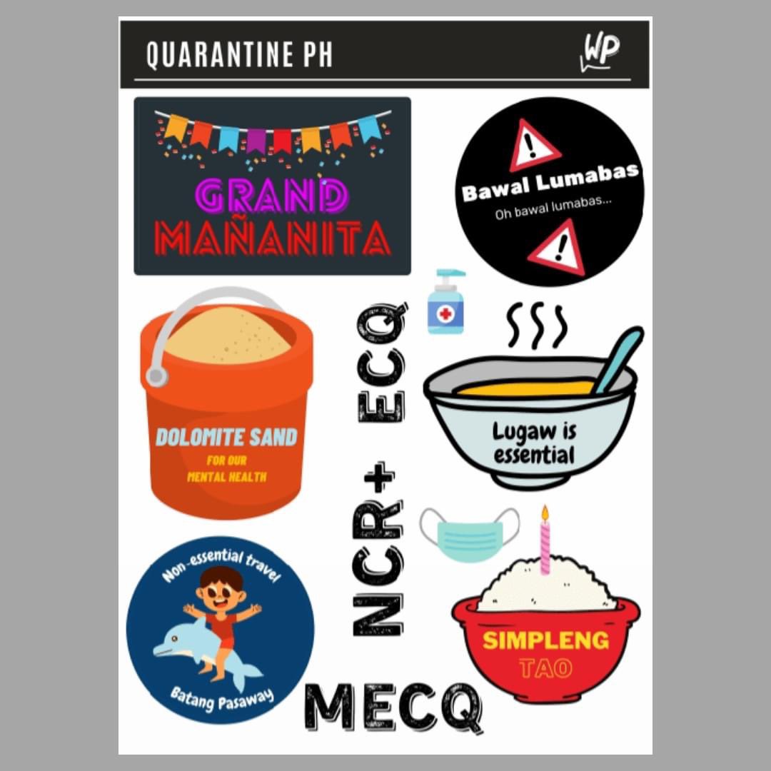 WankoPaps's tweet photo. Dear Diary,

Wala pa din nangyayari.
But I got you new stickers, tatagan mo self mo.

Love, 
Paps

Quarantine PH stickers, now available‼️

#stickersph #quarantineph #stickershop #stickerpack #lugawisessential #wankostickers #wankopaps https://t.co/0QsZBAbn95