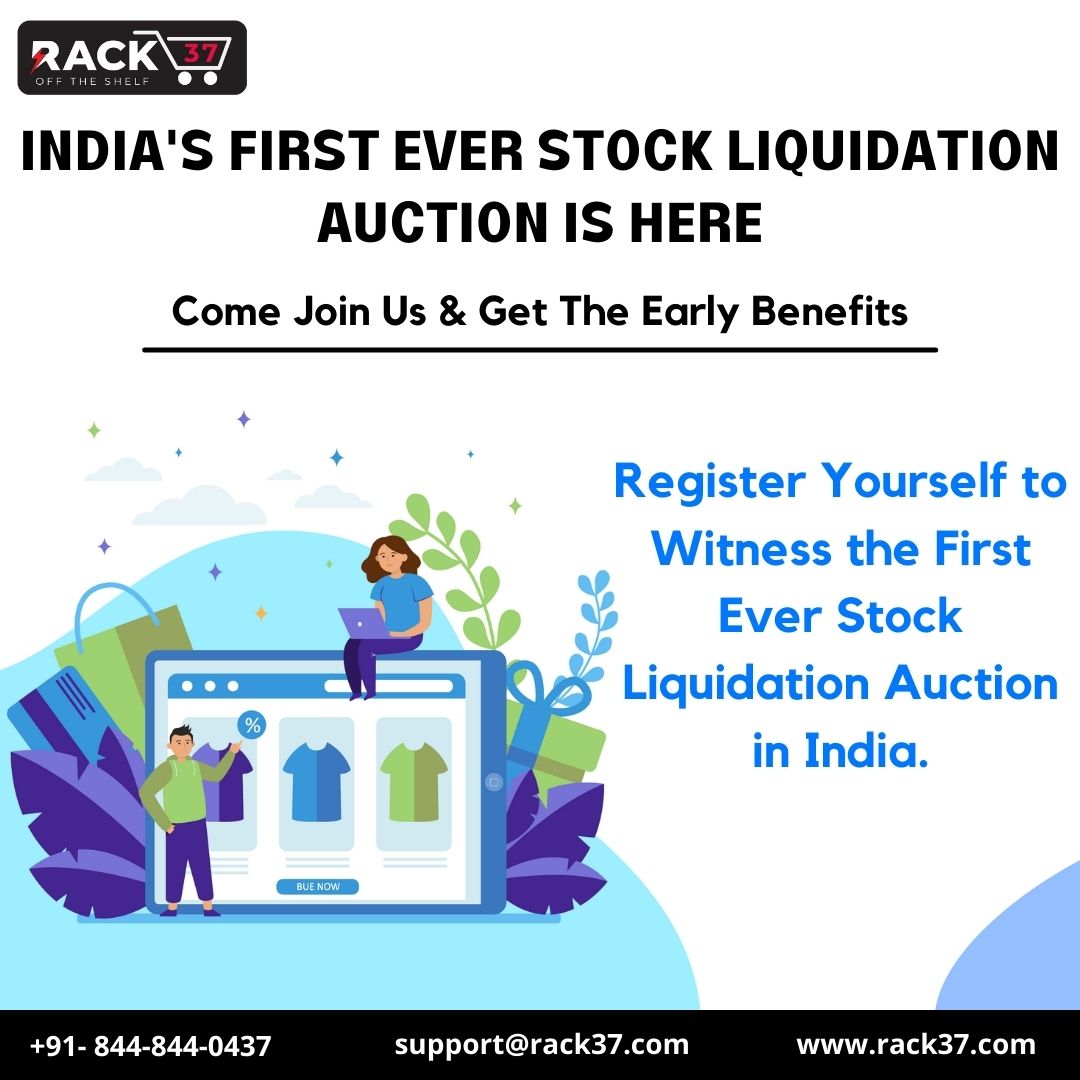 37Rack's tweet photo. India's First Ever Stock Liquidation Auction Is Here.
Come Join Us &amp; Get The Early Benefits
Register Yourself to Witness the Frist Ever Stock Liquidation Auction in India. 
#garmentsupplier #Footwear #StockLiquidation #team37 #liquidation #surplus #stock #wholesalers #wholesaler https://t.co/LQ8DOXfEQN