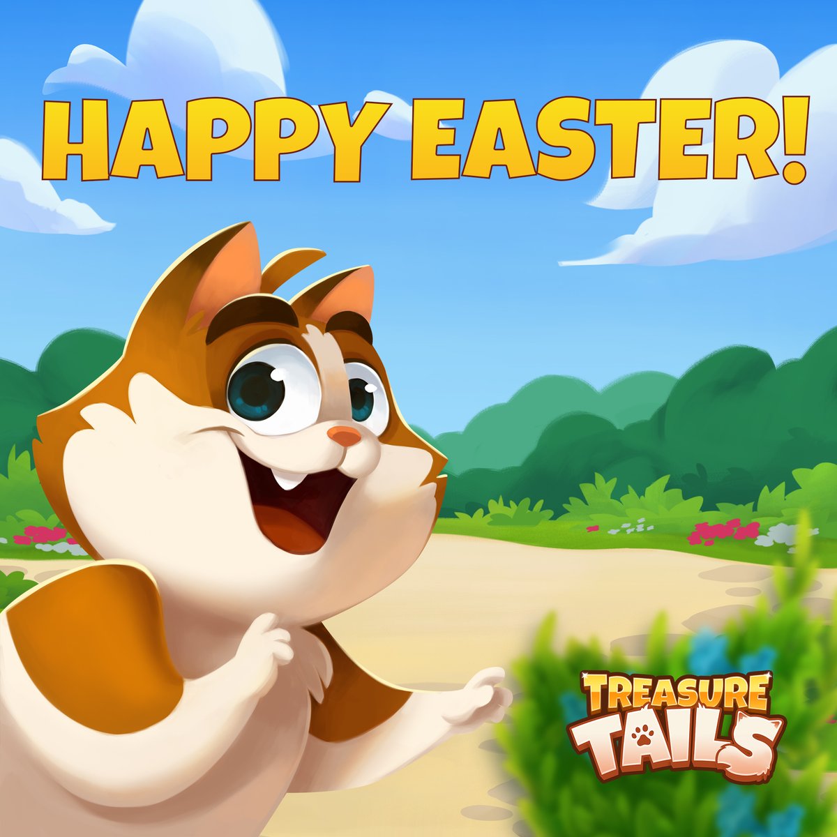 🐣There will be limited Support available Friday April 2 through Monday April 5 so our team can enjoy the holiday with their families.  
🐰We hope you enjoy the weekend and play a lot of Treasure Tails! #playtreasuretails
