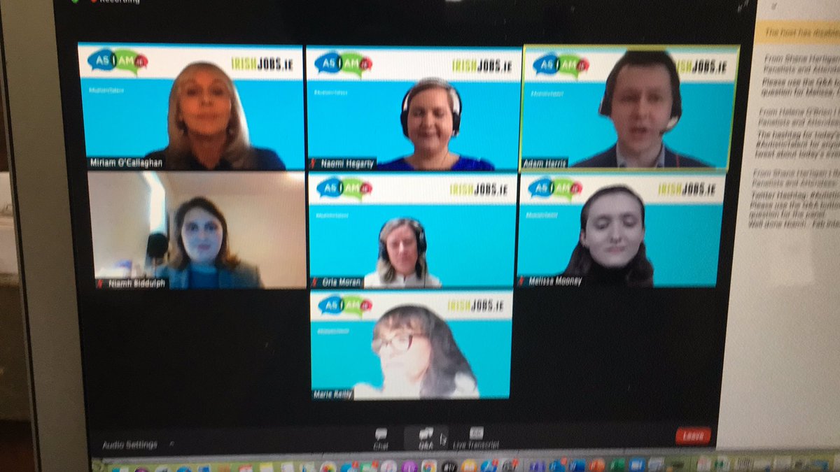 LearningHouse2's tweet photo. Amazing online conference with @AsIAmIreland and @Irishjobsie on including #autistictalent in the workplace. Inspirational presentations including @AdamPHarris https://t.co/pvITS3W0ai