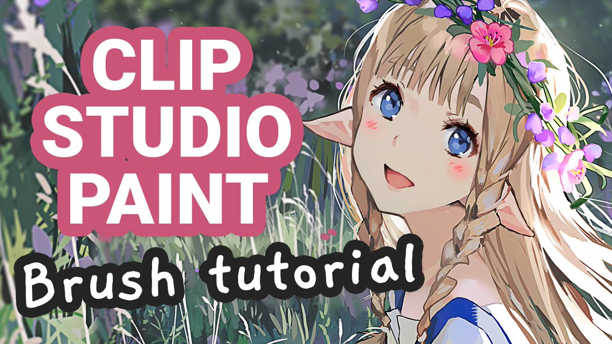 I made a custom brush tutorial for Clip Studio Paint! If you'd like to ...