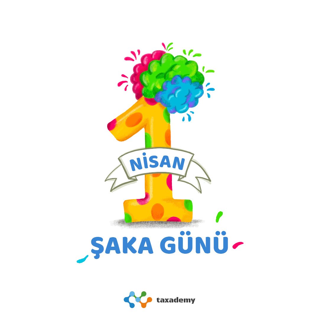 1 Nisan Şaka Gününüz Kutlu Olsun!
#taxia #taxademy #dünyaşakagünü #1nisan