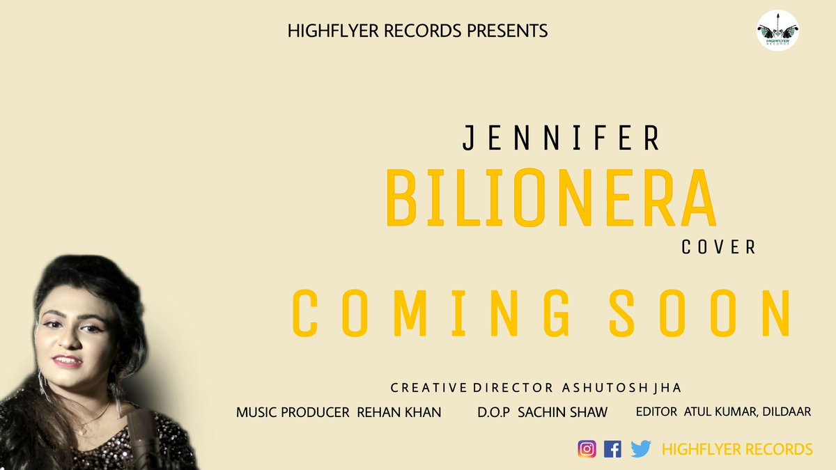 highflyerecords's tweet photo. Presenting a spanish 'Bilionera' cover song is Coming Soon ๐
Stay Tuned ๐
https://t.co/FzHk78dxbJ
#Bilionera #HighflyerRecords https://t.co/hurenk0Lxp