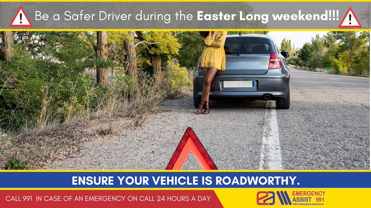 ❗Travelling this Easter Weekend? 

✅Ensure that your car is road worthy!
<a href="/MVAFundBW/">MVAFUNDBotswana</a> <a href="/BWGovernment/">Botswana Government</a> <a href="/BwRoadSafety/">BWRoad Safety Alerts</a> #Easter2021 #RoadSafety <a href="/FIARegionI/">FIA Region I</a> <a href="/FIAFdn/">FIA Foundation</a>